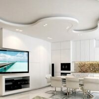 Как сделать фигурные потолки из гипсокартона своими руками